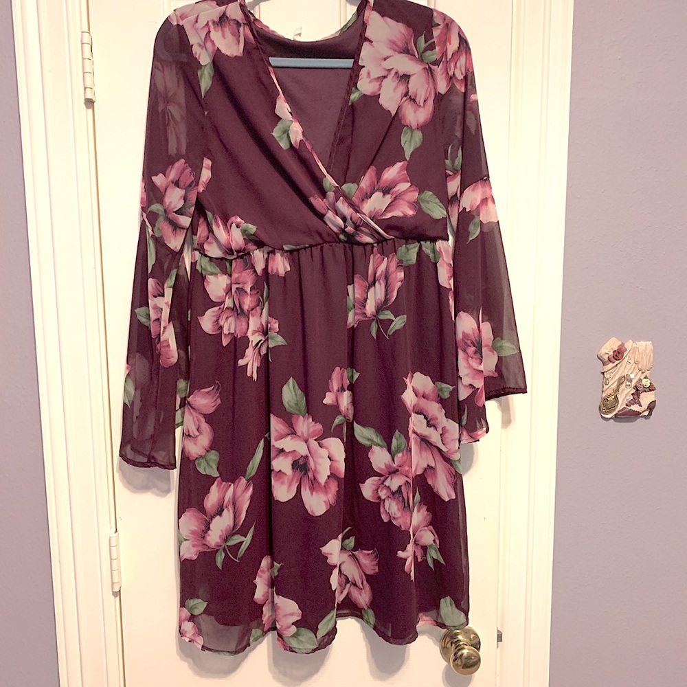 Pinkblush Floral Maternity Dress